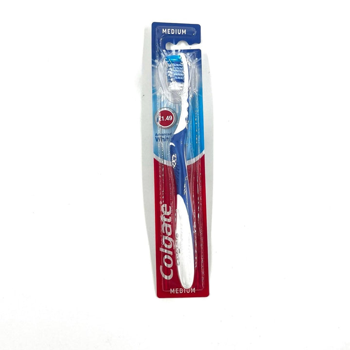 COLGATE ADVANCED WHITE MEDIUM TOOTH BRUSH - EACH - COLGATE