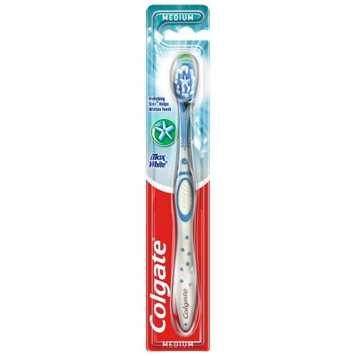 COLGATE TOOTHBRUSH MAX WHITE MEDIUM - 1S - COLGATE