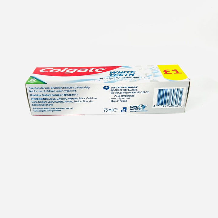 COLGATE WHITE TEETH - 75ML - COLGATE