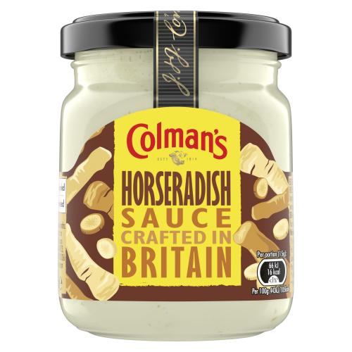 COLMANS HORSERADISH SAUCE - 136G - COLMANS