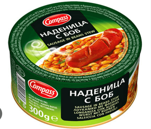 COMPASS SAUSAGE IN BEANS STEW - 300G - COMPASS