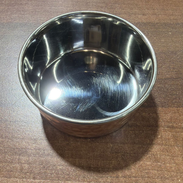 Copper Hammered Steel Vati - 8.5cm - ALLI BHAVAN