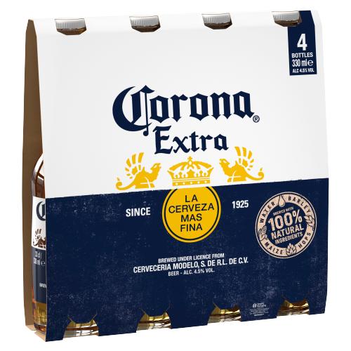 CORONA EXTRA 4PK - 330ML - CORONA