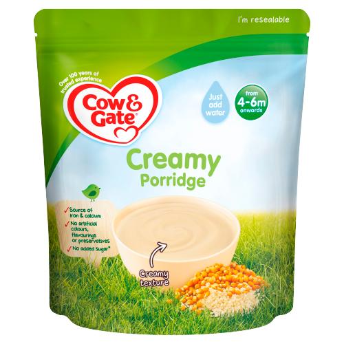 COW&GATE CREAMY PORRIDGE 4M - 125G - COW&GATE