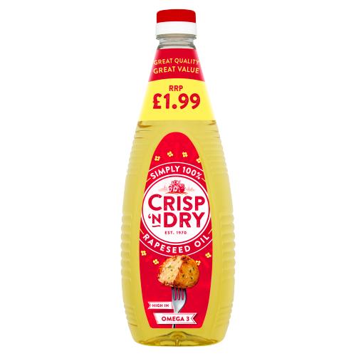 CRISP N DRY RAPESEED OIL - 1L - CRISP N