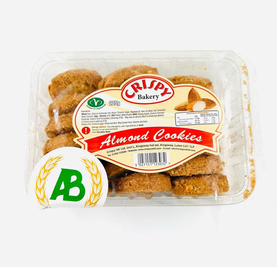 CRISPY BAKERY ALMOND BISCUITS - 225G - CRISPY