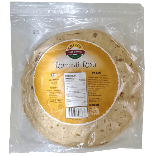 CRISPY RUMALI ROTI PLAIN - 600G - CRISPY