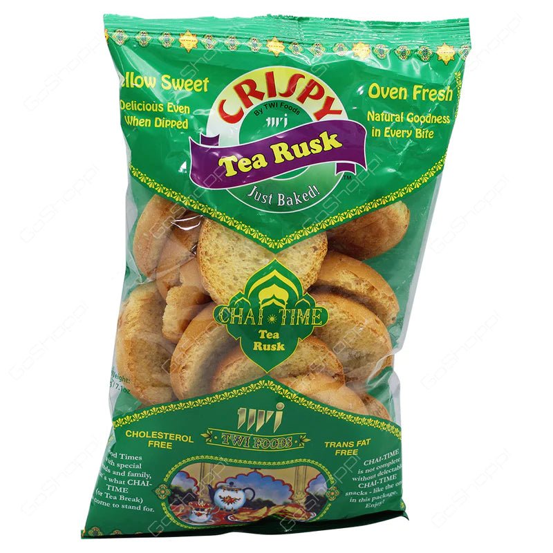 CRISPY TEA RUSKS ROUND - 200G - CRISPY