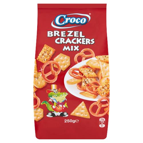 CROCO BREZEL CRACKERS MIX - 250G - CROCO BREZEL