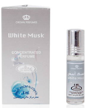 CROWN WHITE MUSK PERFUME - 6ML - CROWN PERFUMES