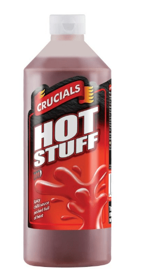 CRUCIALS HOT STUFF CHILLI SAUCE - 1L - Branded