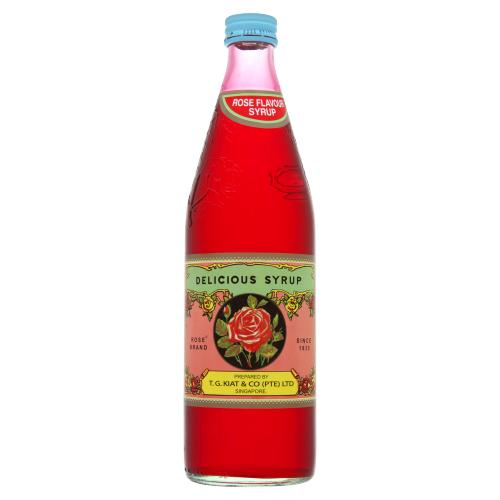 T.G.KIAT & CO ROSE BRAND ROSE FLAVOUR SYRUP - 750ML
