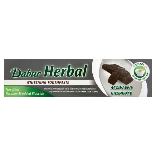 DABUR CHARCOAL HERBAL TOOTHPASTE - 100ML - DABUR