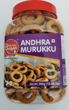 DAILY DELIGHT ANDHRA MURUKKU - 300G - DAILY DELIGHT