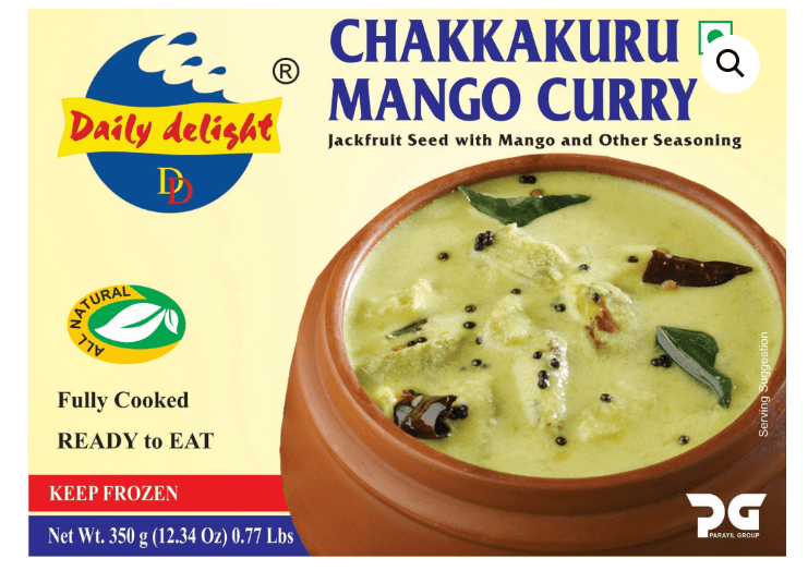 DAILY DELIGHT CHAKKAKURU MANGO CURRY - 350G - DAILY DELIGHT