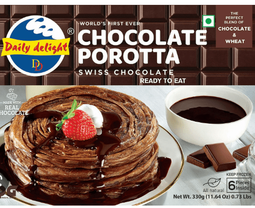 DAILY DELIGHT CHOCOLATE POROTTA - 330G - DAILY DELIGHT