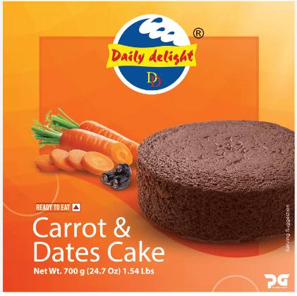 DAILY DELIGHT DATES & CARROT - 700G - DAILY DELIGHT