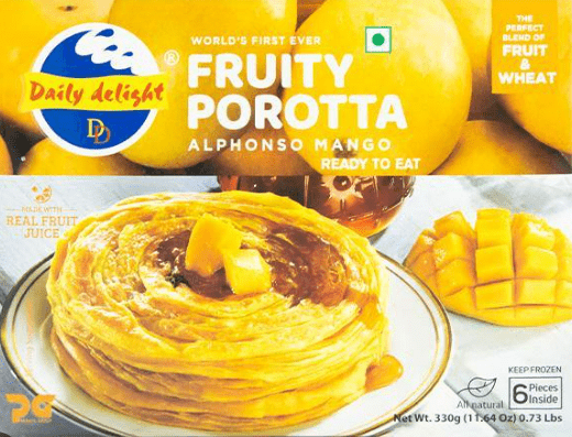 DAILY DELIGHT FRUITY POROTTA ALPHONSO MANGO - 330G - DAILY DELIGHT