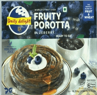 DAILY DELIGHT FRUITY POROTTA (BLUEBERRY) - 330G - DAILY DELIGHT