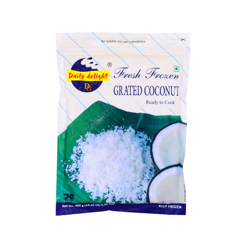 DAILY DELIGHT GRATED COCONUT - 400G - DAILY DELIGHT