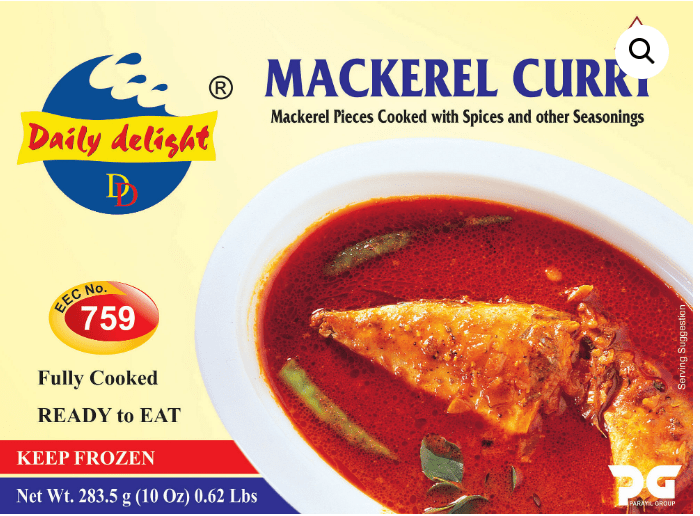 DAILY DELIGHT KERALA MACKEREL CURRY - 282G - DAILY DELIGHT