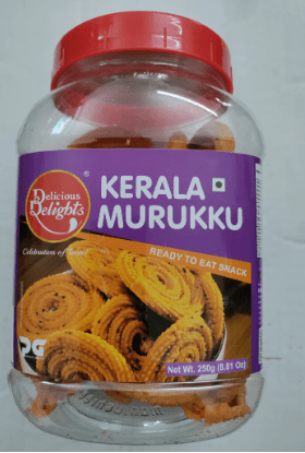 DAILY DELIGHT KERALA MURUKKU - 250G - DAILY DELIGHT