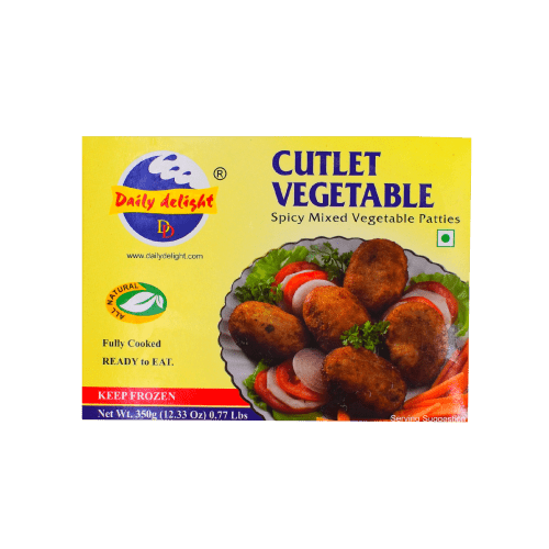 DAILY DELIGHT VEG CUTLET - 350G - DAILY DELIGHT