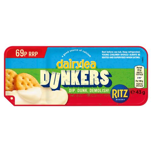 DAIRYLEA DUNKERS RITZ - 43G - DAIRYLEA