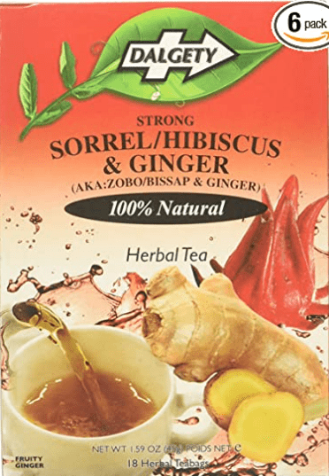 DALGETY STRONG SORREL/HIBISCUS & GINGER TEA - 45G - DALGETY