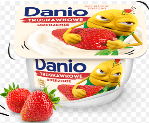 DANONE DANIO TRUSKAWKA - 150G - DANONE DANIO