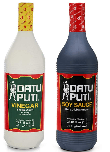 DATU PUTI VALUE PACK (SOY SAUCE/VINEGAR) - 1L - DATU PUTI