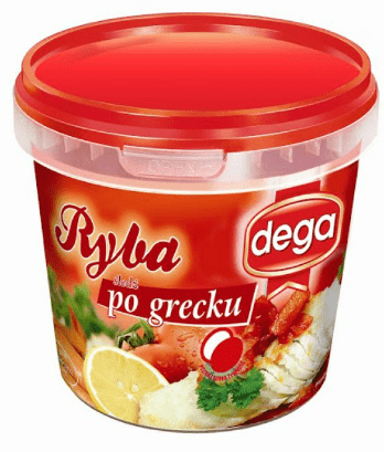 DEGA RYBA PO GRECKU SLEDZ - 500G - DEGA RYBA