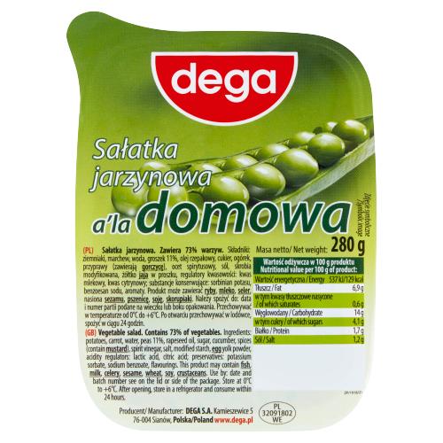 DEGA VEGETABLE SALAD - 280G - DEGA