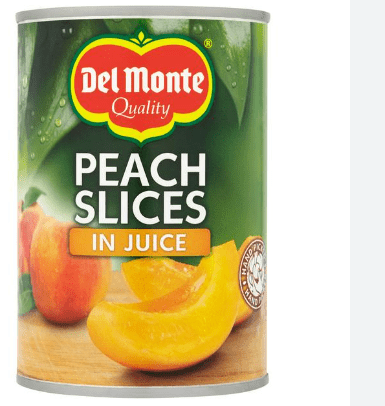 DEL MONTE PEACH SLICES IN JUICE - 415G - DEL MONTE