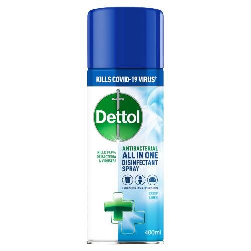 DETTOL DISINFECTANT SPRAY CRISP LINEN - 400ML - DETTOL