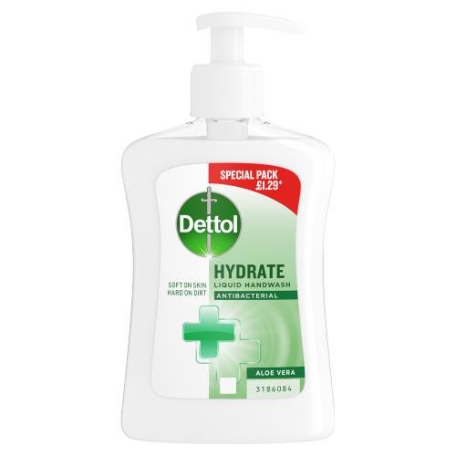 DETTOL LIQUID HANDWASH ALOE VERA - 250ML - DETTOL