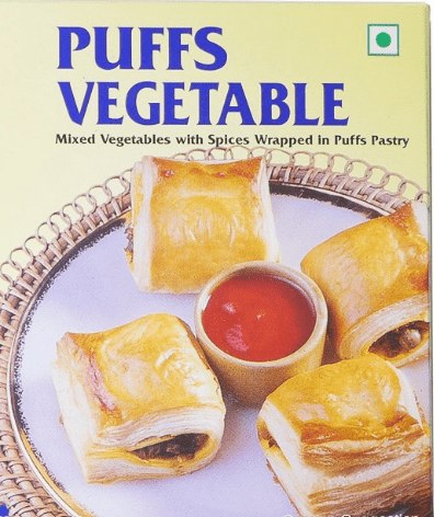 DIAMOND FOODS FROZEN VEG PUFFS - 454G - DIAMOND