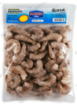 DIAMOND VANNAMEI PRAWN 8/12 HL/SO - 1KG - DIAMOND