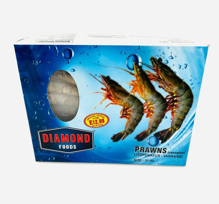 DIAMOND VANNAMENI PRAWNS BOX 31/40 - 600G - DIAMOND