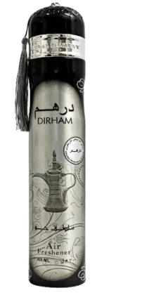 DIRHAM SILVER AIR FRESHENER - 300ML - Branded