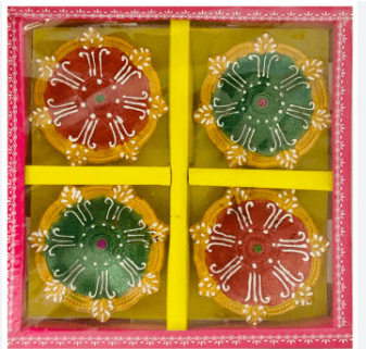 DIWALI DIYA - 4 WAX DIYA - ALLI BHAVAN