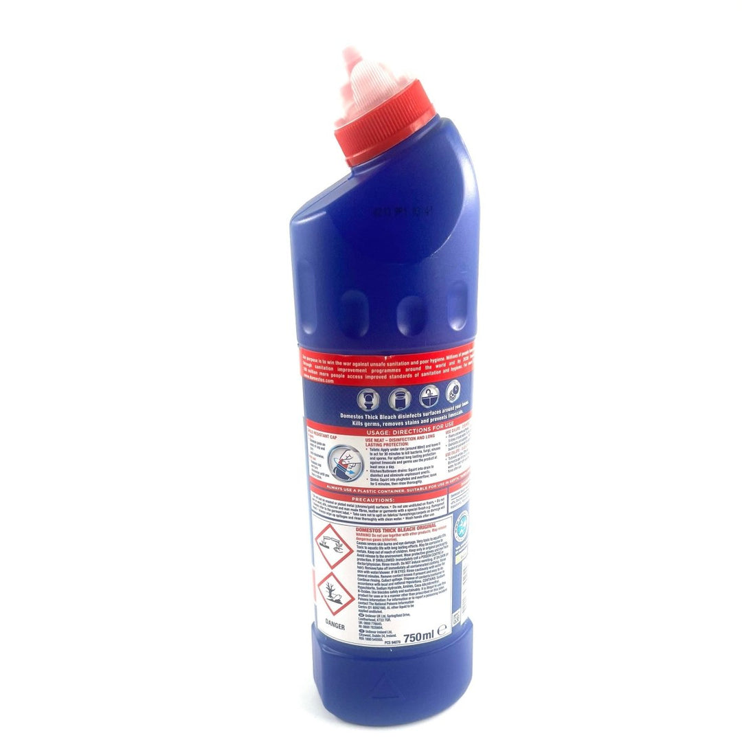 DOMESTOS BLUE ORIGINAL THICK BLEACH - 750ML - DOMESTOS