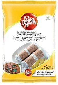 DOUBLE HORSE CHEMBA PUTTU PODI - 1KG - DOUBLE HORSE