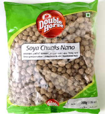 DOUBLE HORSE SOYA CHUNKS NANO - 200G - DOUBLE HORSE