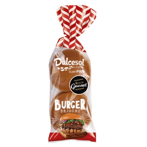 DULCESOL BRIOCHE BURGER - 340G - DULCESOL