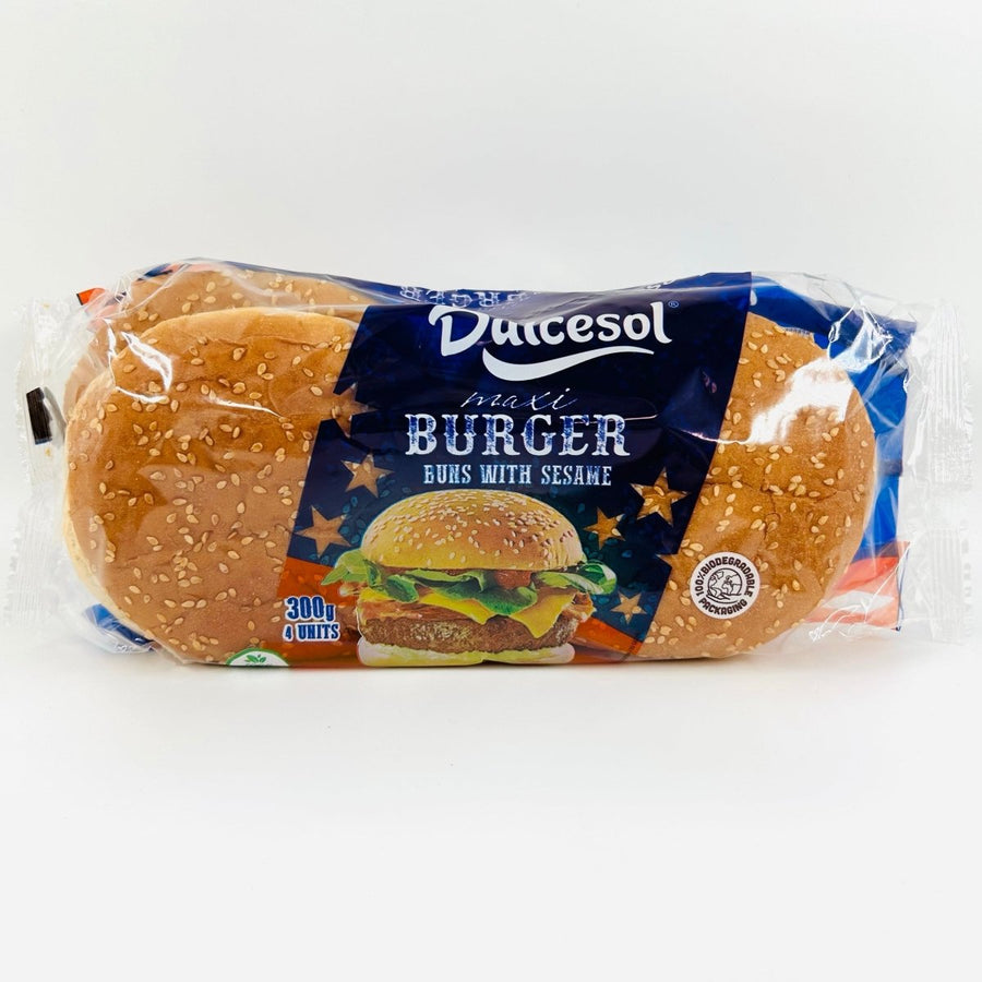 DULCESOL JUMBO BURGER BUNS - 300G - DULCESOL