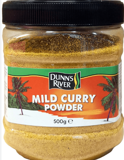 DUNN'S RIVER MILD CURRY POWDER - 500G - DUNN'S RIVER