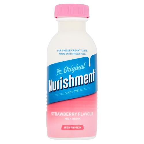 DUNNS RIVER NURISHMENT STRAWBERRY FLAVOUR MILK DRINK (PET) - 330ML - DUNNS RIVER