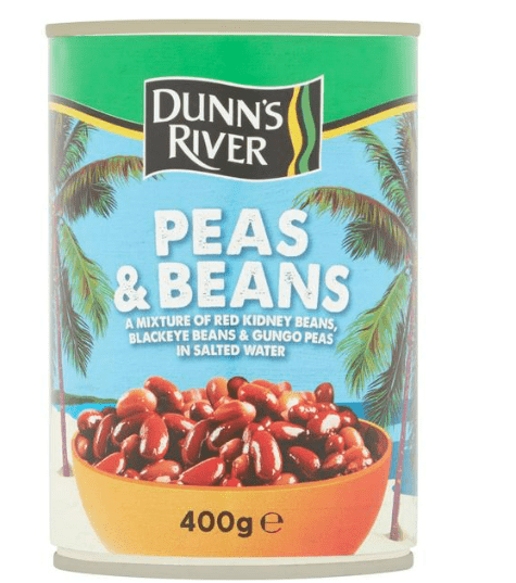 DUNN'S RIVER PEAS & BEANS CANS - 400G - DUNN'S RIVER