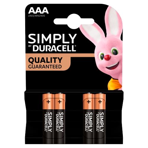 DURACELL AAA 4 - 4PACKS - DURACELL